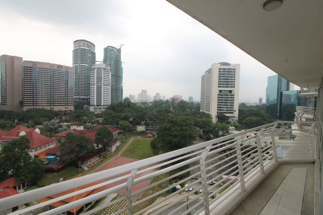View from the balcony